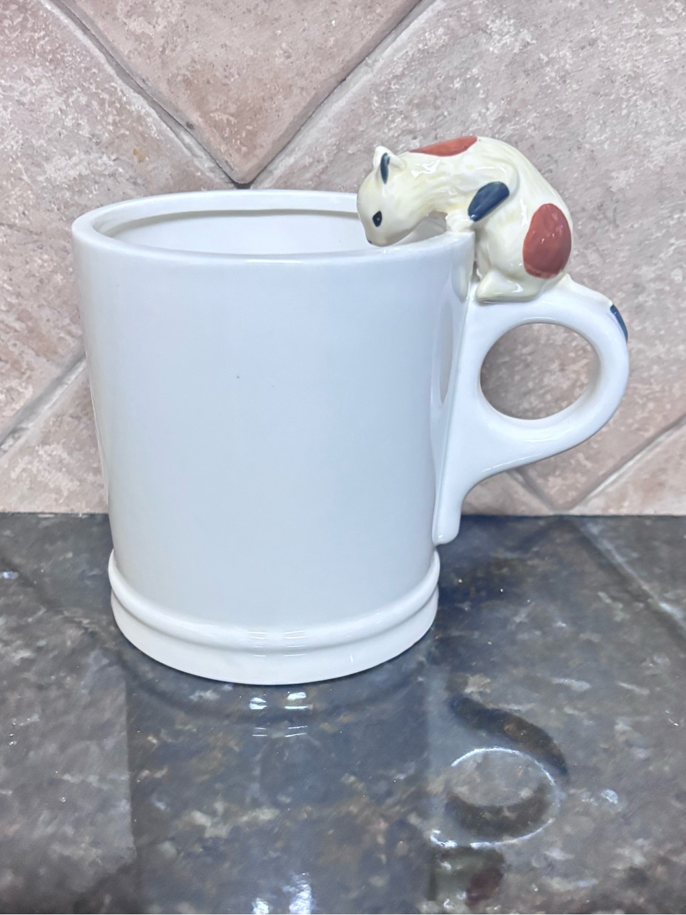 World Market Ceramic Kitty Mug